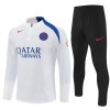 Paris Saint-Germain Sweat de Treino zíper 2025-26 Branca Paris Saint-Germain Sweat de Treino zíper 2025-26 Branca